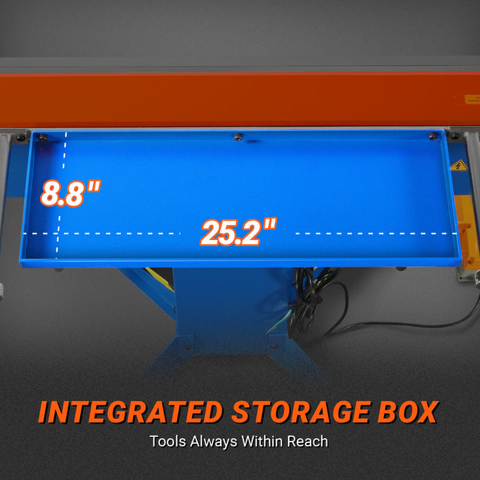 48'' Industrial Magnetic Pan and BOX Heavy Duty Sheet Metal Brake 20 Gauge Capacity Shear Press Brake,  MSMB1250E