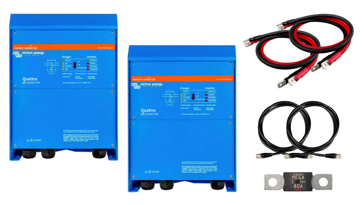 10kVA 48V Quattro 120/240Vac Bundle (UL) - Urban Supply Inc