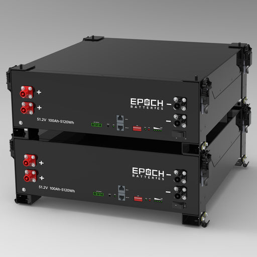 Epoch 48V 100Ah server rack battery — side profile