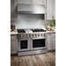 Thor Kitchen 48 in. Propane Gas Burner/Electric Oven 6.7 cu. ft. Range in Stainless Steel, HRD4803ULP Thor Kitchen