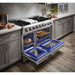 Thor Kitchen 48 in. Propane Gas Burner/Electric Oven 6.7 cu. ft. Range in Stainless Steel, HRD4803ULP Thor Kitchen