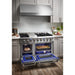Thor Kitchen 48 in. Propane Gas Burner/Electric Oven 6.7 cu. ft. Range in Stainless Steel, HRD4803ULP Thor Kitchen