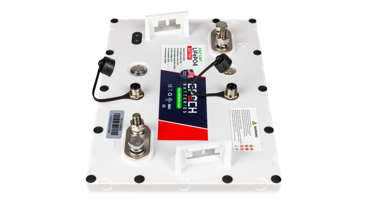 Epoch GC2 Series 48V 30Ah 1.54kWh LiFePO4 Battery, Group GC2 IP67 Lithium Battery for Boats, RVs, and Golf Carts - Urban Supply Inc