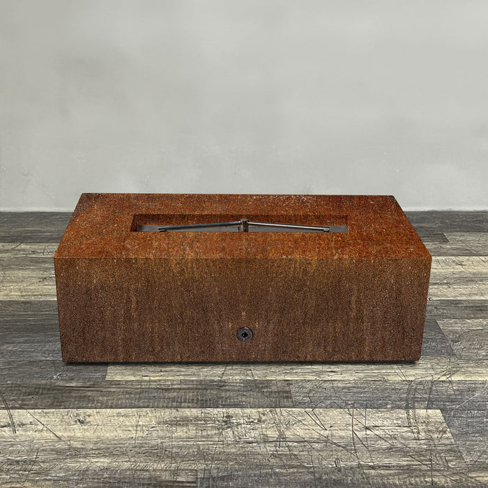 Starfire Designs Metal Gravity 48" x 24" Linear Corten Steel Gas Fire Pit Starfire Designs