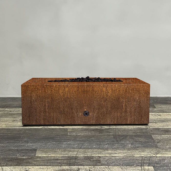 Starfire Designs Metal Gravity 48" x 24" Linear Corten Steel Gas Fire Pit Starfire Designs