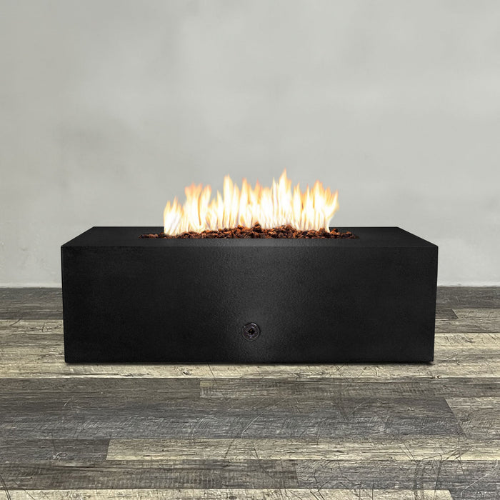Starfire Designs Gravity 48" x 24" Linear Powder Coated Steel Gas Fire Pit Starfire Designs