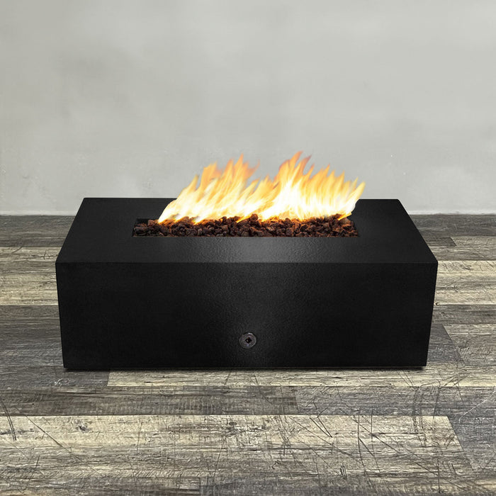 Starfire Designs Gravity 48" x 24" Linear Powder Coated Steel Gas Fire Pit Starfire Designs