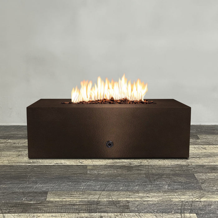 Starfire Designs Gravity 48" x 24" Linear Powder Coated Steel Gas Fire Pit Starfire Designs