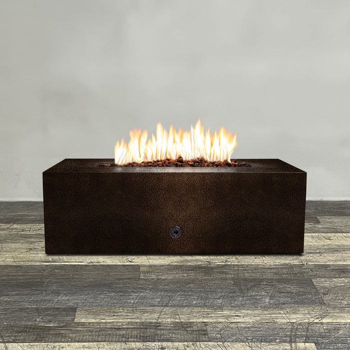 Starfire Designs Gravity 48" x 24" Linear Powder Coated Steel Gas Fire Pit Starfire Designs