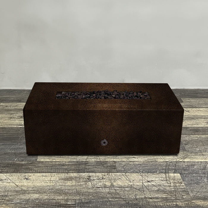 Starfire Designs Gravity 48" x 24" Linear Powder Coated Steel Gas Fire Pit Starfire Designs