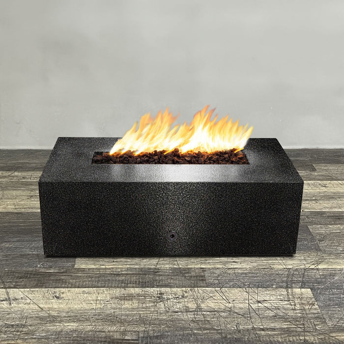 Starfire Designs Gravity 48" x 24" Linear Powder Coated Steel Gas Fire Pit Starfire Designs