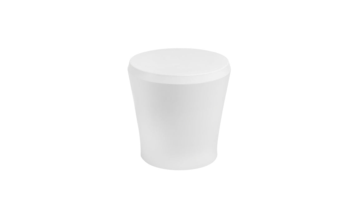 Ledge Lounger Affinity Side Table — White