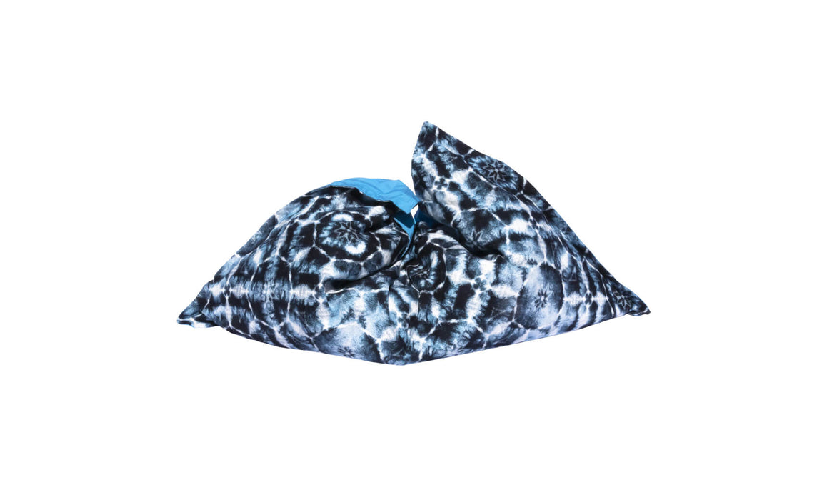 Ledge Lounger Laze Pillow — Shibori Blue