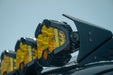 Rago Fabrication 2010-2025 Toyota Rago Roof Rack Baja Designs LP6 Round Light Mount – installed on vehicle, image 14 of 16