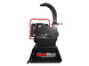 WoodMaxx MX-9900SS wood chipper feed chute detail