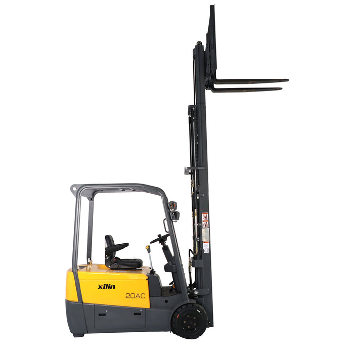 Xilin CPD20SA-20-Li-189 3 wheel electric forklift in warehouse use