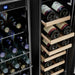 Empava EMPV-BR07D 24 inch beer and wine fridge for a home bar or kitchen island