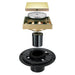 wonderland shower inc Polished Gold brass floor drain 4x4inch Shower Accessory - Detail View