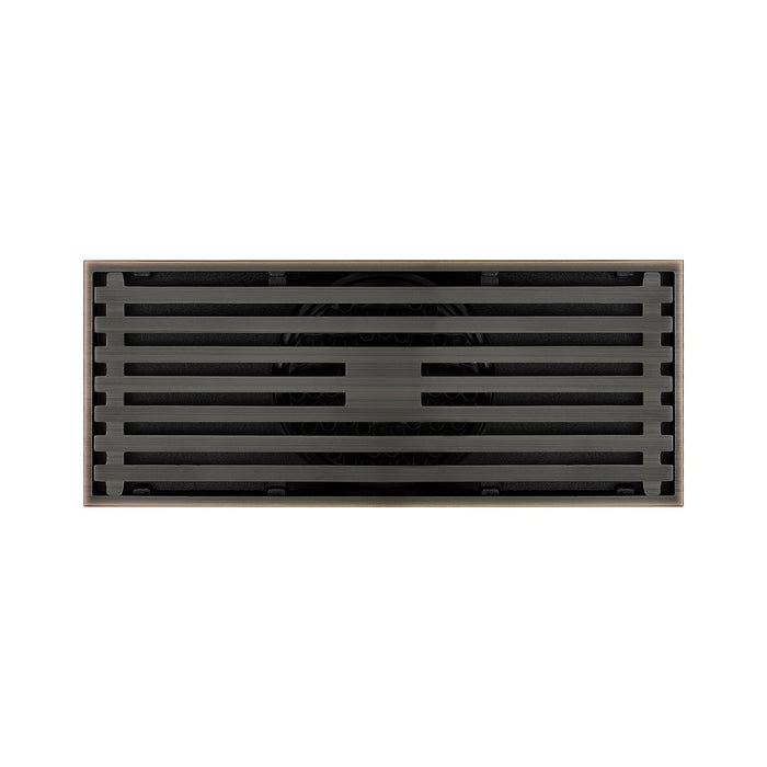 wonderland shower inc Oil rubbered bronze brass shower drain 4 or 8 inch with ABS base - View 11