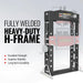 100 Ton H-Frame Air/Hydraulic Shop Press with Hand Winch,  Fully Welde — detail view