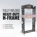 50 Ton H-Frame Air/Hydraulic Shop Press with Hand Winch & Press Pin Ki — detail view