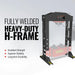 150 Ton H-Frame Electric Hydraulic Shop Press with Double-Acting Cylin — detail view