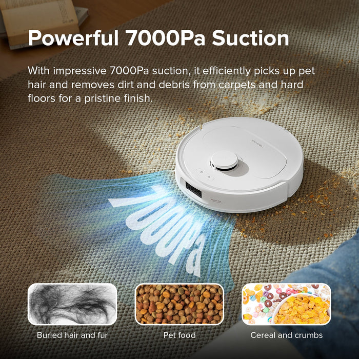 【Certified Refurbished 90% New】Roborock Qrevo S Robot Vacuum with Multifunctional Dock