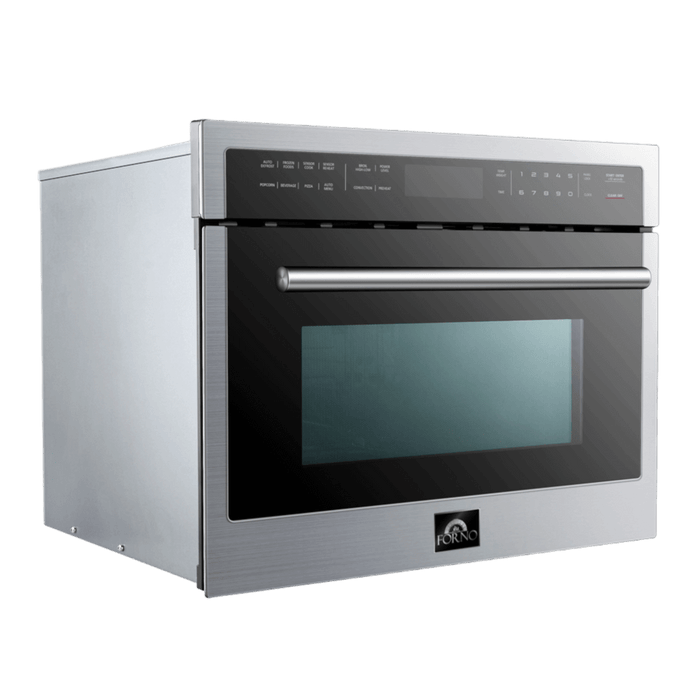 FORNO Oliena 24-inch 1750 W Compact Oven & 1000 W Microwave, 1.6 cu.ft. - FMWDR3093-24 FORNO