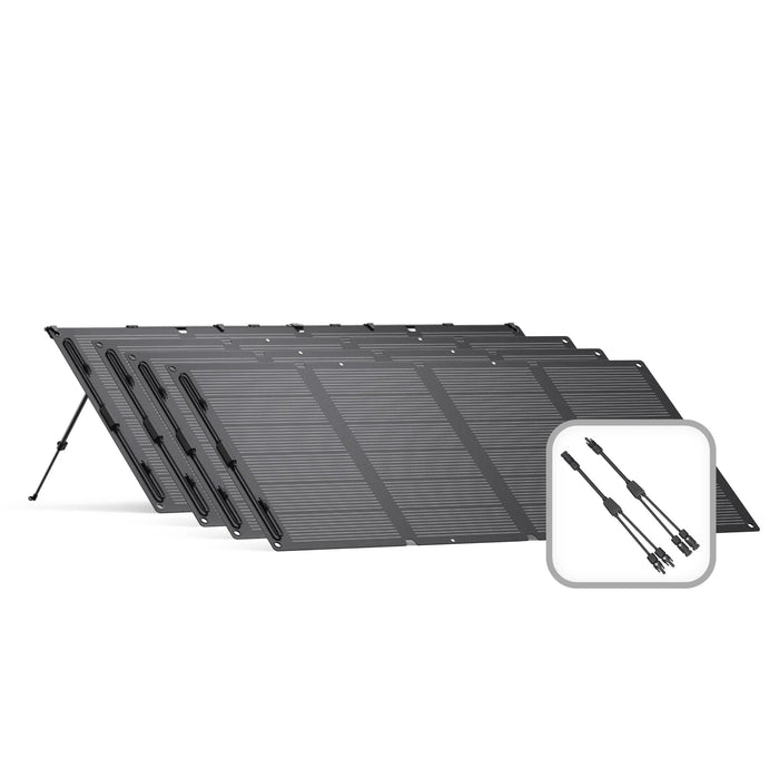 Green Vista Living Mango Power 400W Ultra-Light Portable Solar Panel Bathroom Vanity - Detail View
