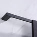 wonderland shower inc Luxurious 4-Piece Brass Matte Black Bathroom Hardware Set: Towel... Shower Accessory - Detail View