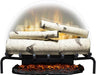 Revillusion® 25" Electric Fireplace Log Set w/ Ashmat - side view
