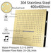16" LED Chrome/Matte Black/Brushed Gold/Nickel Shower Head with 3-Way Thermostatic Valve, LED Display, 6 Body Jets - accessory view