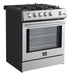 Forno Leonardo Espresso 30-Inch Gas Range in Stainless Steel (FFSGS1116-30) FORNO
