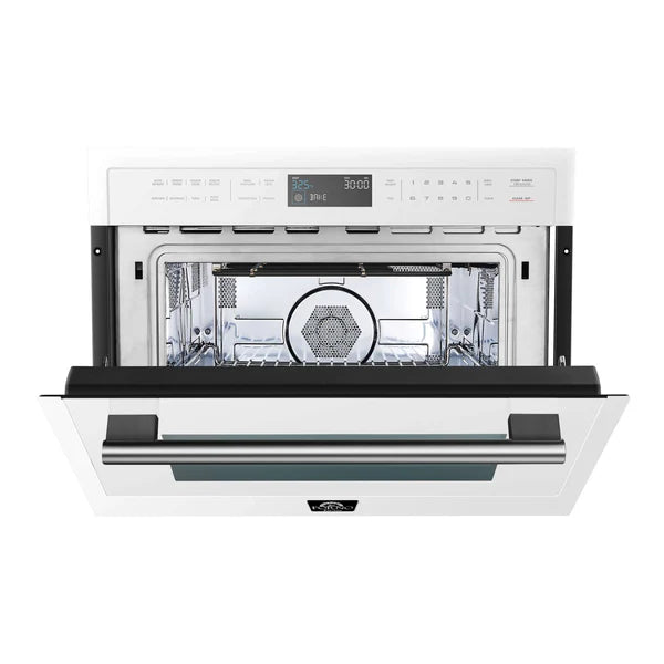 Forno Oliena Espresso 24-Inch 1.6 Cu.ft Compact Oven in White with Stainless Steel Handle (FMWDR3093-24WHT) FORNO