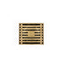 8 x3 Inch or 4 x 4 inch Shower Linear Brushed Gold Drain Rectangular Floor Drain with Accessories Square Hole Pattern Cover Grate Removable  Brushed Gold Brass - feature highlight