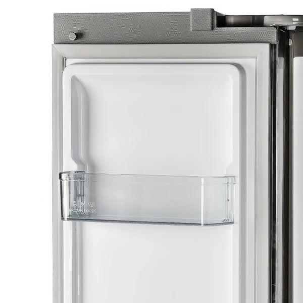 Forno Salerno 33-Inch 15.6 cu.ft Built-in Refrigerator with Modern Decorative Grill in Stainless Steel (FFRBI1805-37MG) FORNO