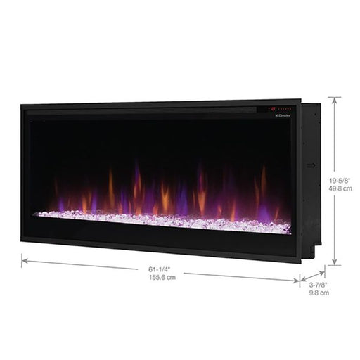 Dimplex Multi-Fire SL Built-In Electric Fireplace, 60-Inch (PLF6014-XS) Dimplex