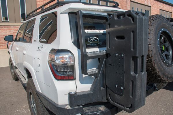 Toyota Bolt-On Ladder for 4R, FJ , & Lexus Dual Swing Carrier Systems Rear Bumper