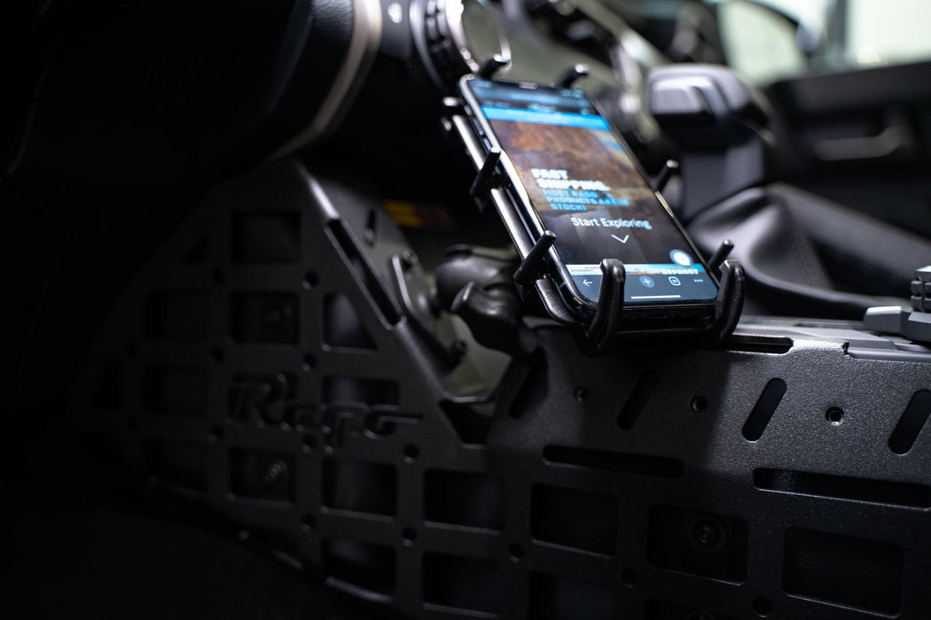 Rago Fabrication 2024-2026 Toyota Tacoma Center Console Molle Panels – installed on vehicle, image 9 of 17
