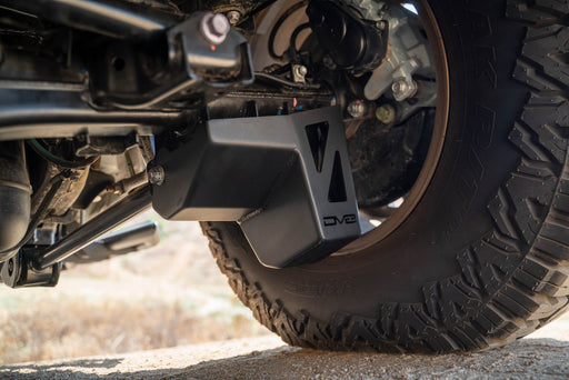 DV8 Offroad 2024-2026 Toyota Tacoma & 4Runner Rear Shock & Link Skid Plates – installed on vehicle, image 2 of 18