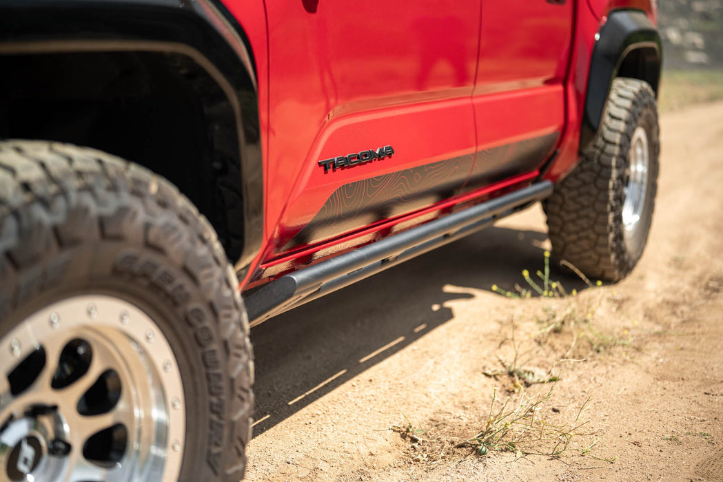 DV8 Offroad 2024-2026 Toyota Tacoma Double Cab Rock Sliders – on the trail, image 13 of 20