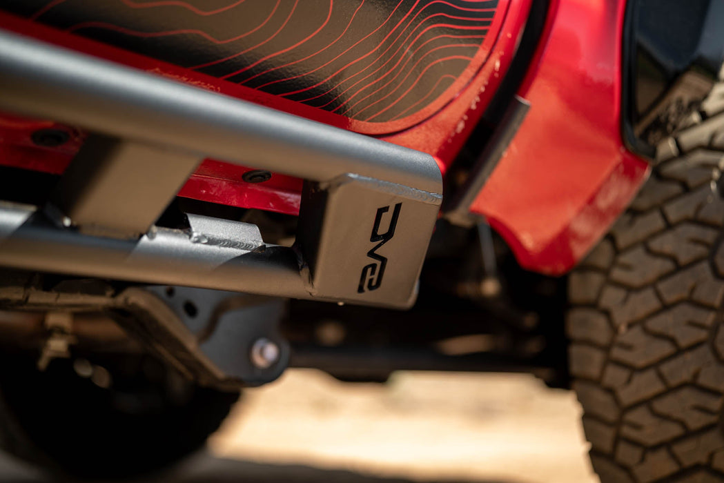 DV8 Offroad 2024-2026 Toyota Tacoma Double Cab Rock Sliders – on the trail, image 14 of 20
