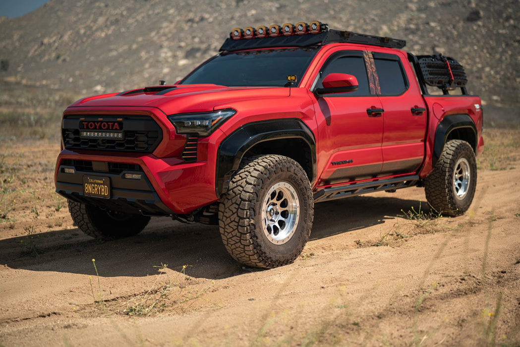 DV8 Offroad 2024-2026 Toyota Tacoma Double Cab Rock Sliders – on the trail, image 12 of 20