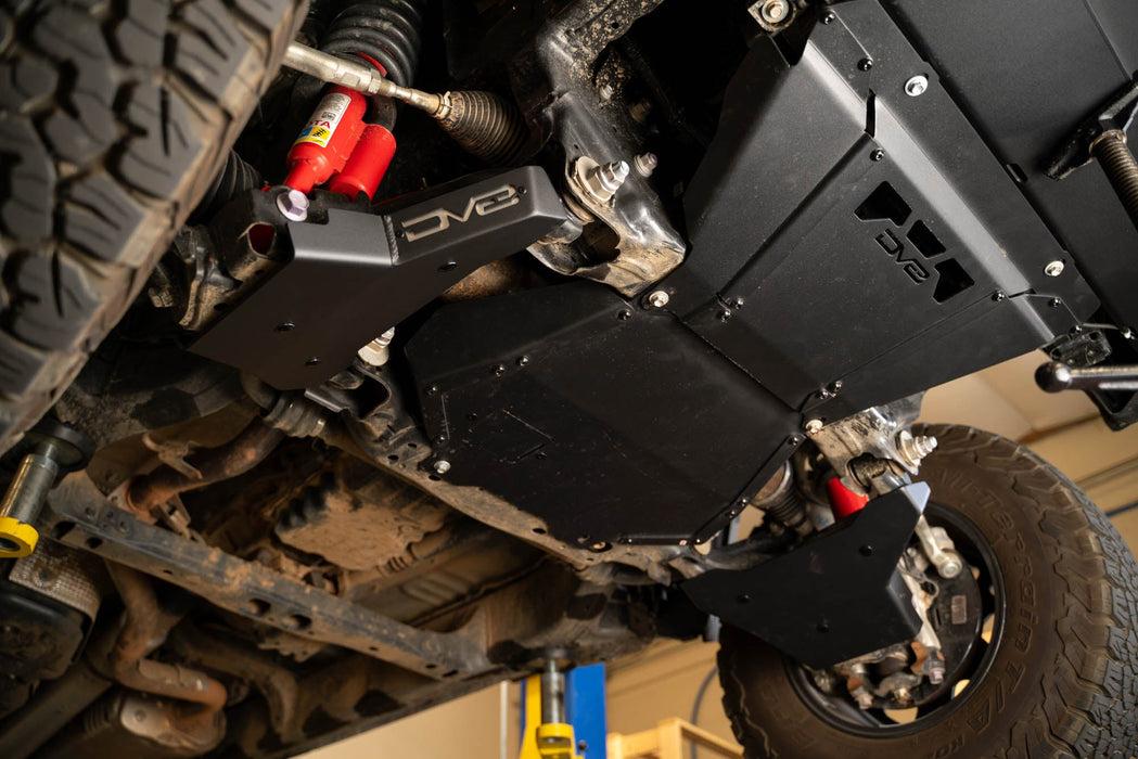 DV8 Offroad 2024-2026 Toyota Tacoma A-Arm Skid Plates – installed on vehicle, image 9 of 20
