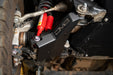 DV8 Offroad 2024-2026 Toyota Tacoma A-Arm Skid Plates – installed on vehicle, image 11 of 20