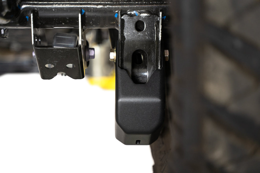 Rago Fabrication 2024-2026 Toyota Tacoma Rear Shock Guards – installed on vehicle, image 9 of 11