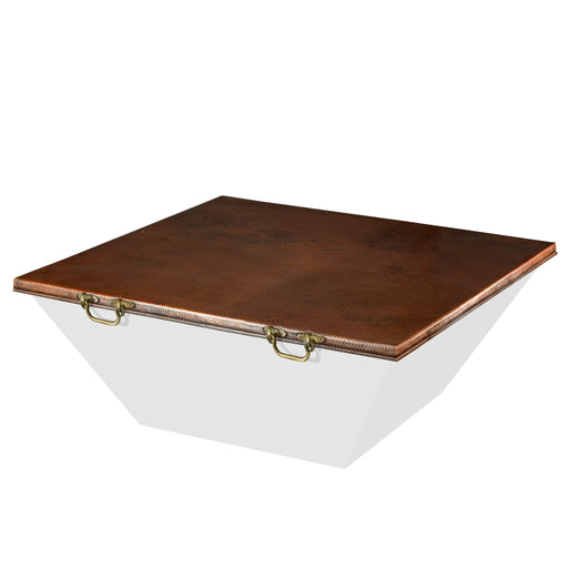 Moreno 50" W Square Copper Fire Pit Lid - MORENO-TOP-50SQR by Starfire Designs Starfire Designs
