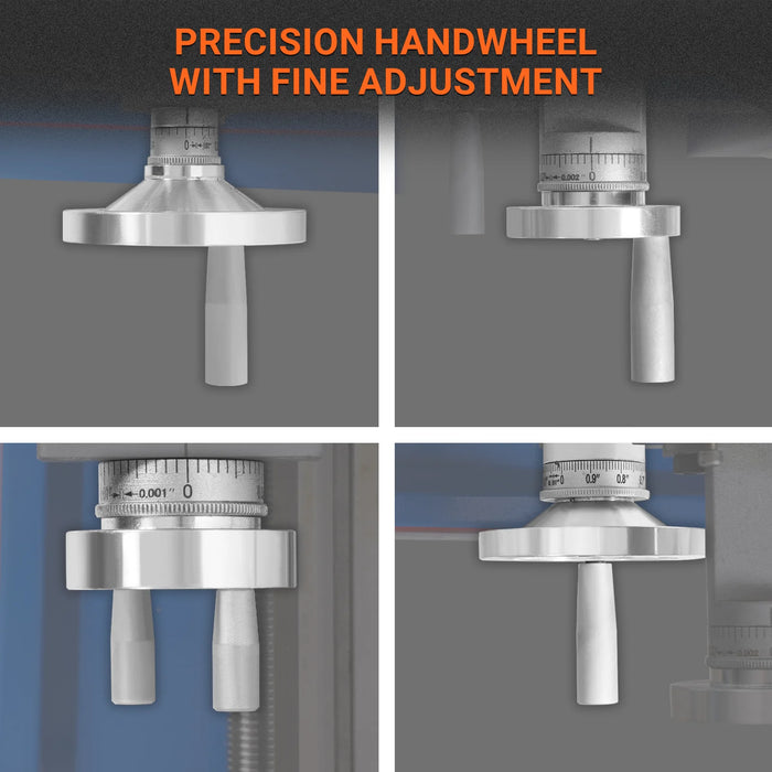 1.5‘’ Spindle Bore Metal Lathe Machine 8'' x 16'' High Precision Brushless Motor Mini 1.5HP Benchtop 0-2500 RPM Variable Speed Metal Working Machine 1.5‘’ Spindle Bore Small Lathe without Stand 0831V