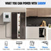 Green Vista Living ECO-WORTHY 5000W Solar Off-Grid Inverter Charger – 48V DC to 120V AC Split-Phase | Pure... - Features