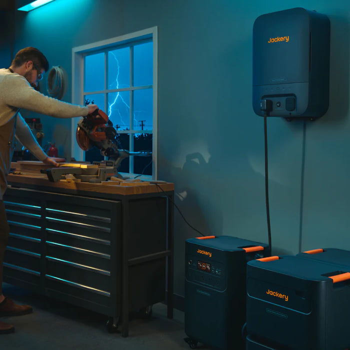 Jackery Battery Pack 5000 Plus in use